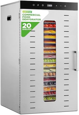 Twenty layer stainless steel commercial dehydrator