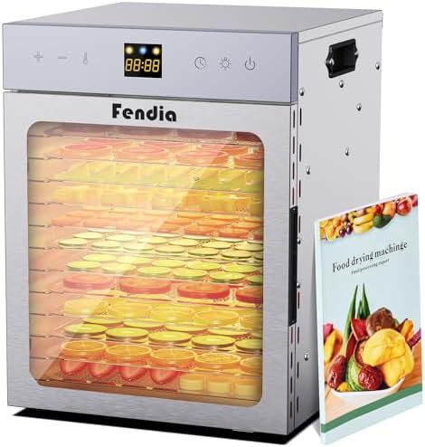 Twelve tray high power steel dehydrator