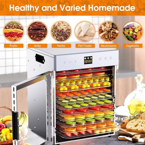 Twelve tray high power steel dehydrator — photo 4