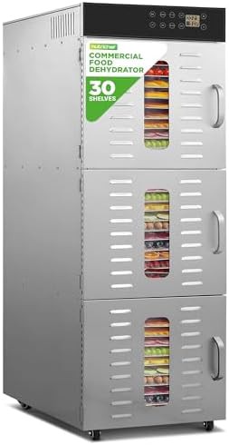 Thirty layer three chamber commercial dehydrator