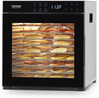 Ten tray stainless 1000W with 24h timer