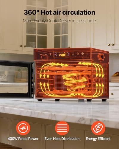 Six tray stainless steel 400W dehydrator — photo 3