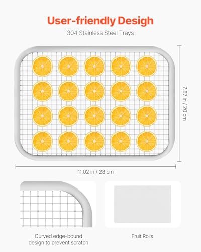 Eight tray compact stainless steel food dryer — photo 3