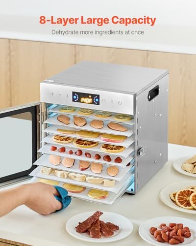 Eight tray compact stainless steel food dryer — photo 4
