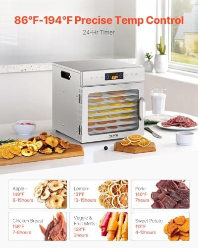 Eight tray compact stainless steel food dryer — photo 5