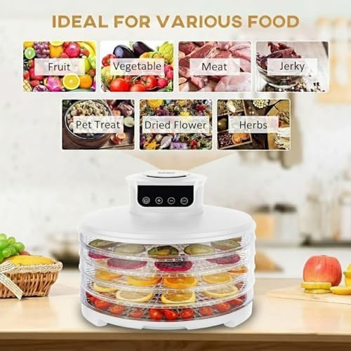 White five tray stackable food dehydrator — photo 5