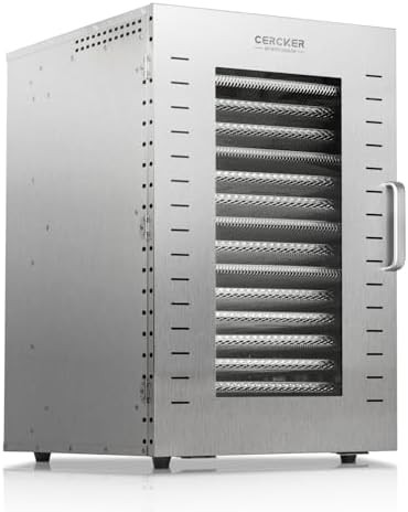Sixteen tray large commercial food dryer