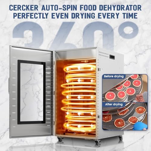 Rotary sixteen tray commercial food dryer — photo 3
