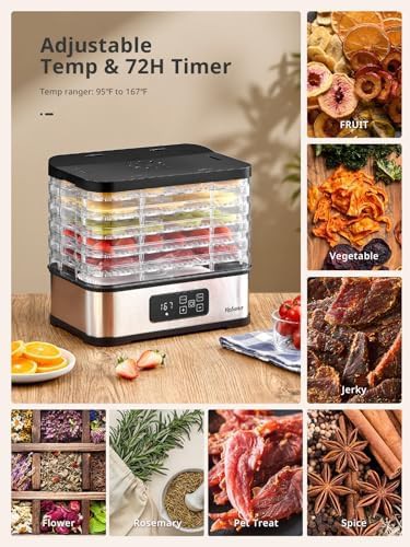 Five tray electric fruit snack dryer — photo 4
