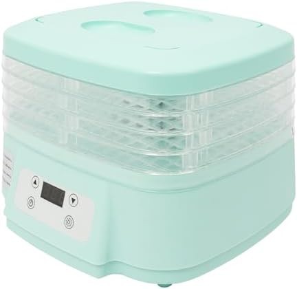 Five tray white compact 360 airflow dryer