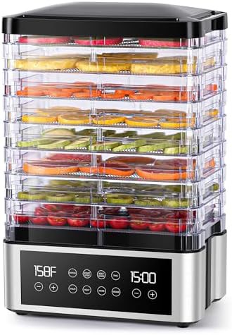 Eight tray stainless steel digital dehydrator