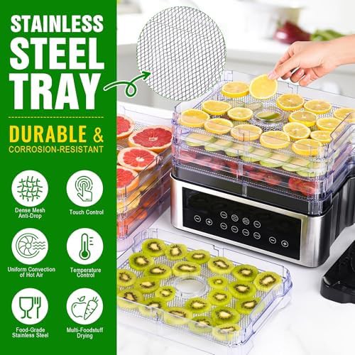 Eight tray stainless steel digital dehydrator — photo 3