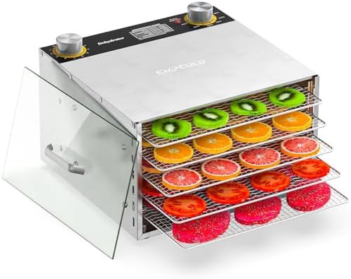 Five tray stainless steel 400W dehydrator