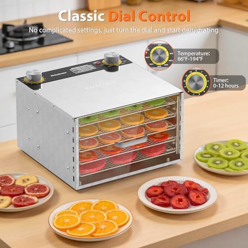 Five tray stainless steel 400W dehydrator — photo 5