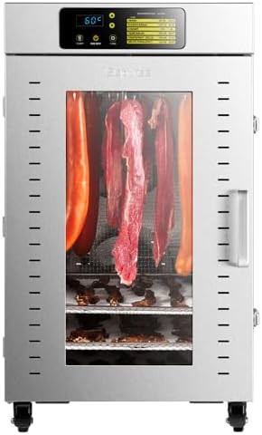 Stainless steel 18 tray commercial food dryer
