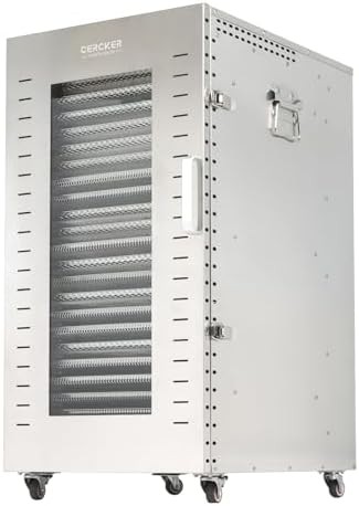 Twenty two tray twin commercial dryer