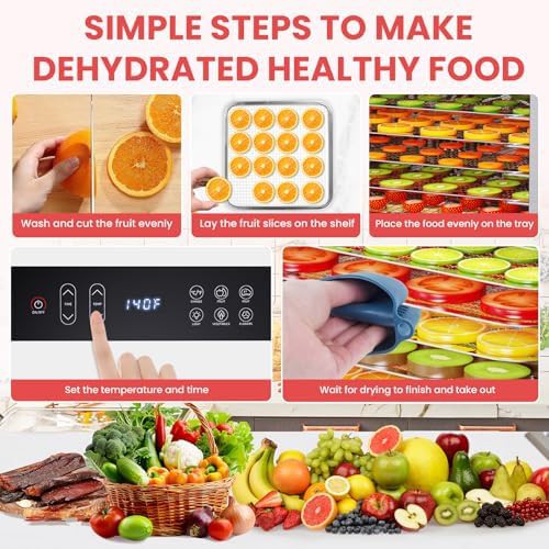 Seven tray stainless steel 600W dehydrator — photo 5