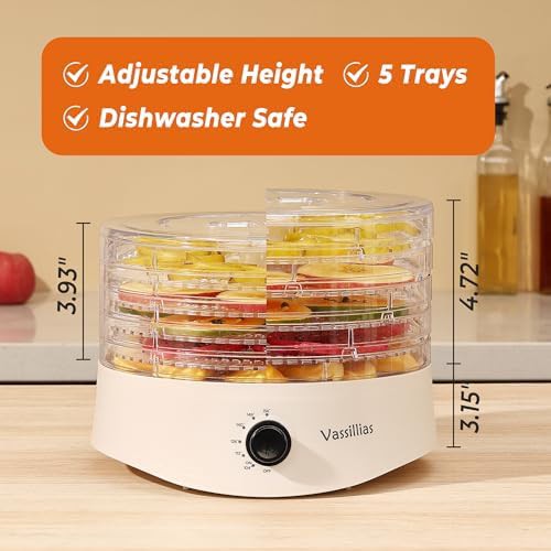 Small white adjustable food dryer — photo 3