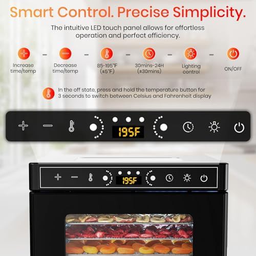 Eight tray silent stainless dehydrator — photo 4