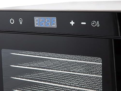 Eight tier black stainless steel food dehydrator — photo 3