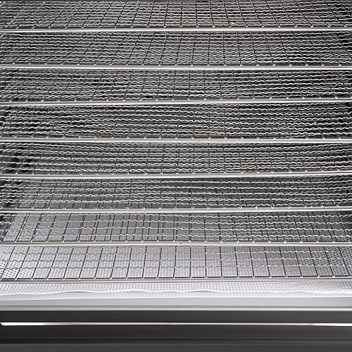Eight tier black stainless steel food dehydrator — photo 4