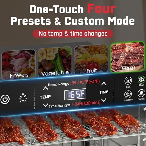 Ten tray food dehydrator with glass door — photo 3