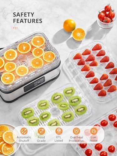 Five tier compact stackable food dehydrator — photo 4