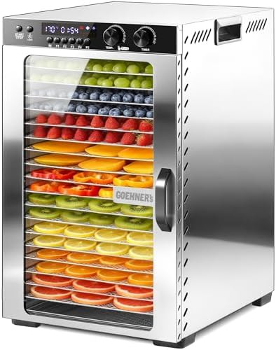 Eighteen tray stainless steel jerky machine