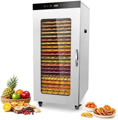Twenty four tray commercial meat dryer
