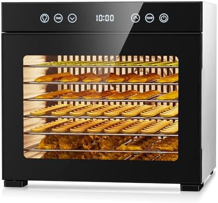 Upgraded eight tray powerful food dryer