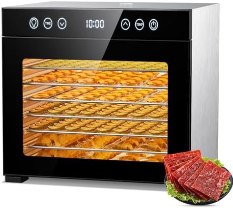 Basic eight tray stainless steel food dryer