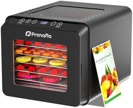 Six tray stainless digital dehydrator