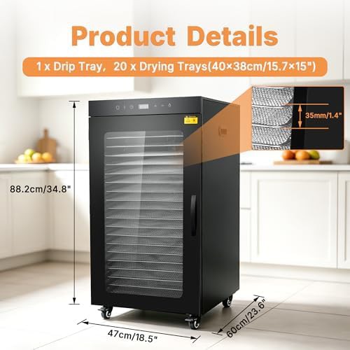 Twenty tray professional stainless dehydrator — photo 4