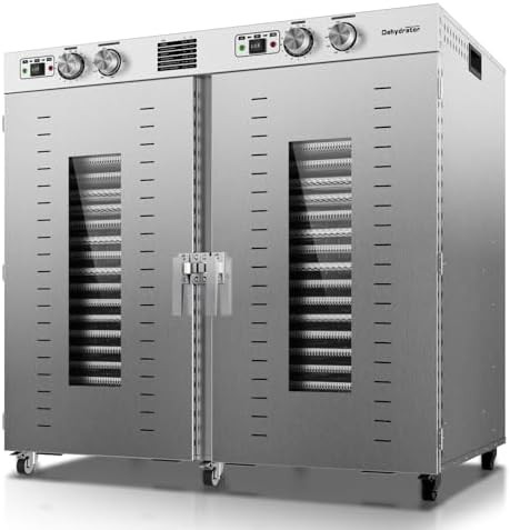 Large industrial forty four tray dehydrator