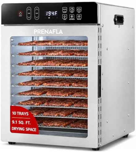Ten tray commercial style dehydrator