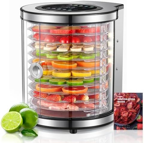 Ten tray large stainless steel dehydrator