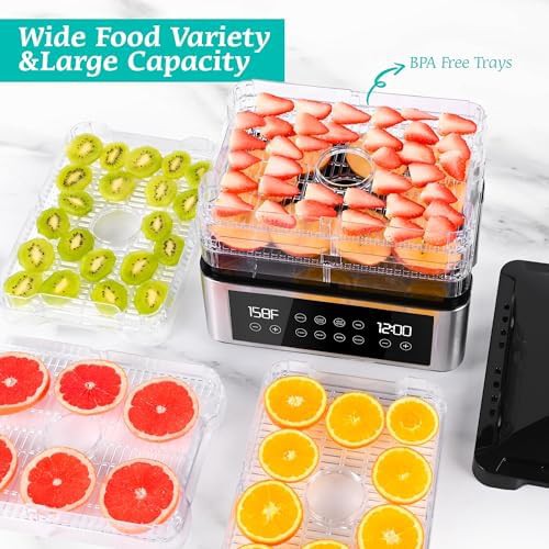 Five tray plastic food dehydrator machine — photo 3