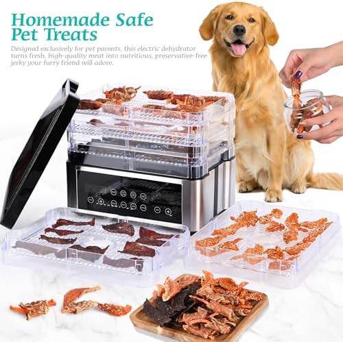 Five tray plastic food dehydrator machine — photo 4