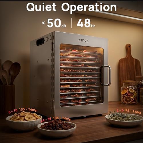 Twelve tray 360 airflow stainless steel dryer — photo 4