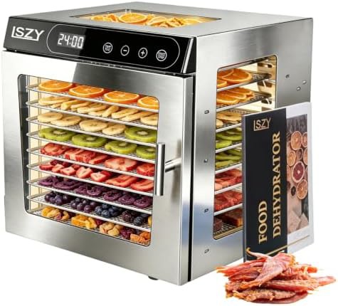 Ten tray high temp stainless dehydrator