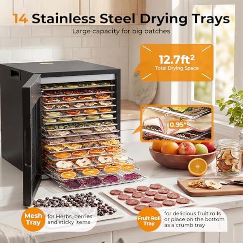 Fourteen tray large capacity food dryer — photo 4