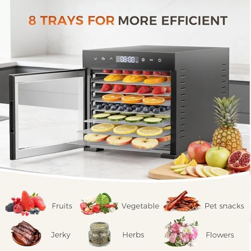 Black stainless steel eight tray dryer — photo 4