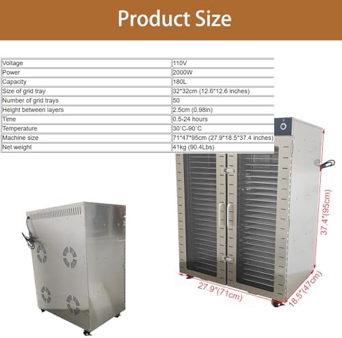 Fifty layer stainless steel commercial food dryer — photo 5