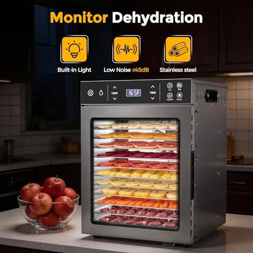 Twelve tray stainless steel preset dehydrator — photo 5