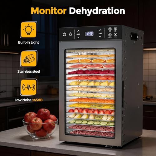 Sixteen tray stainless steel high power dehydrator — photo 5