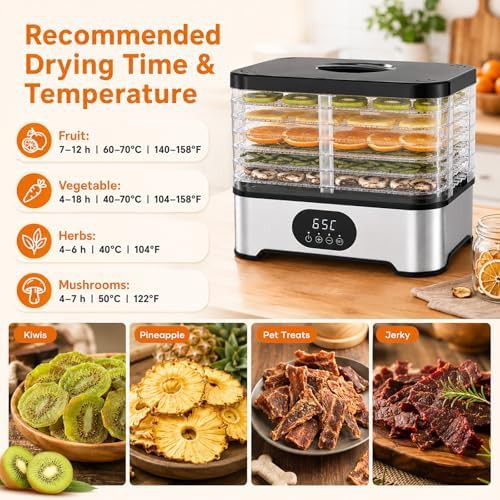 Five tray stackable home food dryer — photo 3