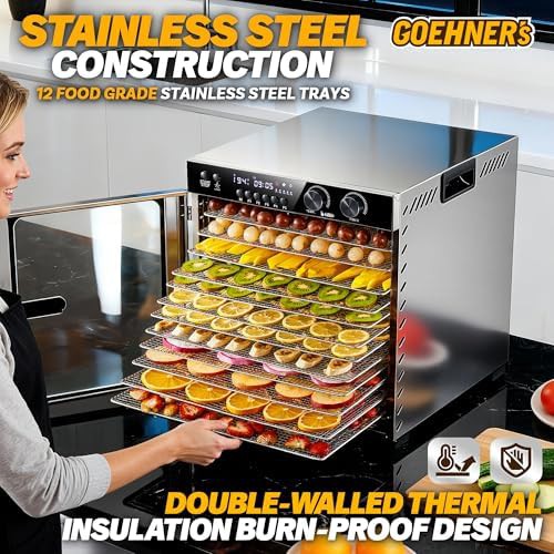 High heat twelve tray food dryer — photo 4