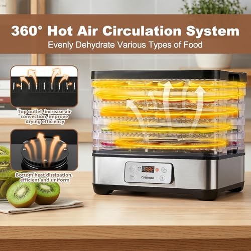 Five tray digital dehydrator with bpa free plastic — photo 3