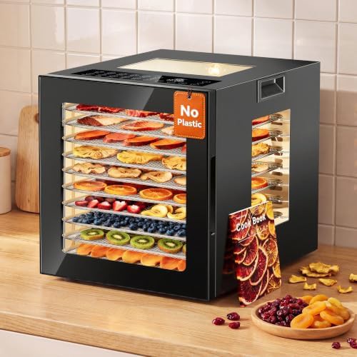 Ten tray stainless machine with presets