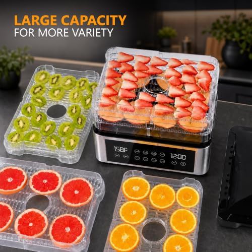 Compact five tray stackable food dehydrator — photo 5